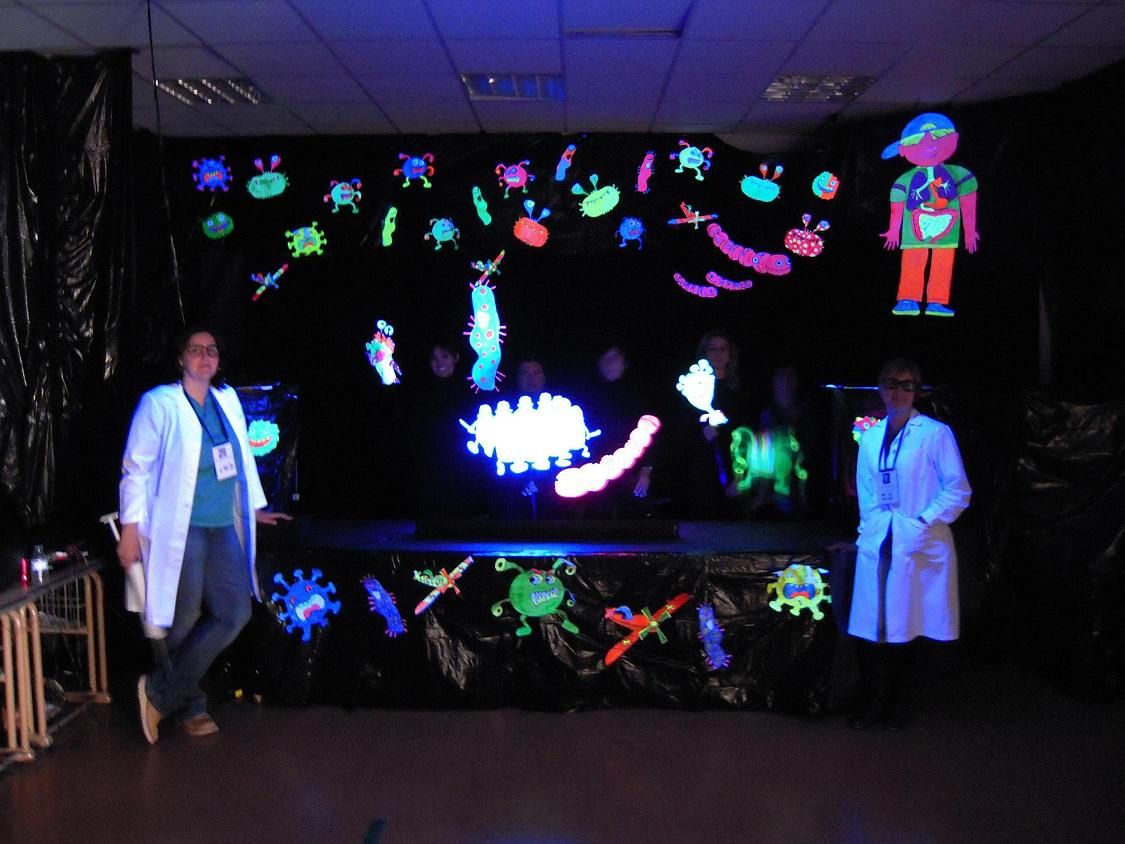 cuento de microbios y virus